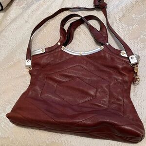 Elegant Brown Leather Tote Bag